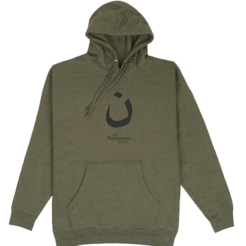 Olive TNF Nun Hoodie
